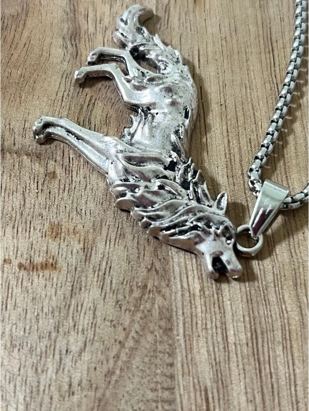 Bold Howling Wolf Silver Pendant Necklace for Wild Souls